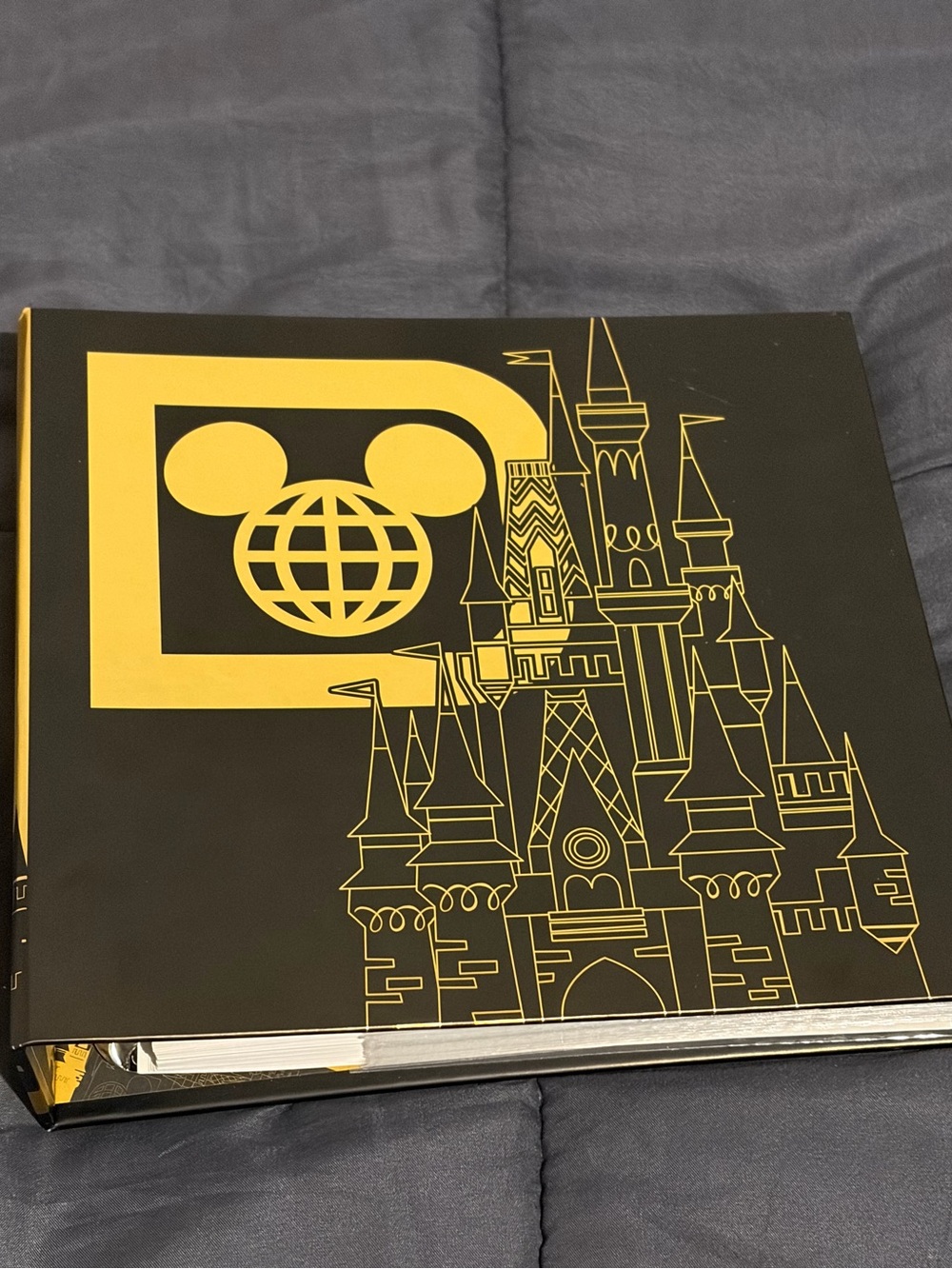 Disney Black and Gold Castle Coffee Table Book